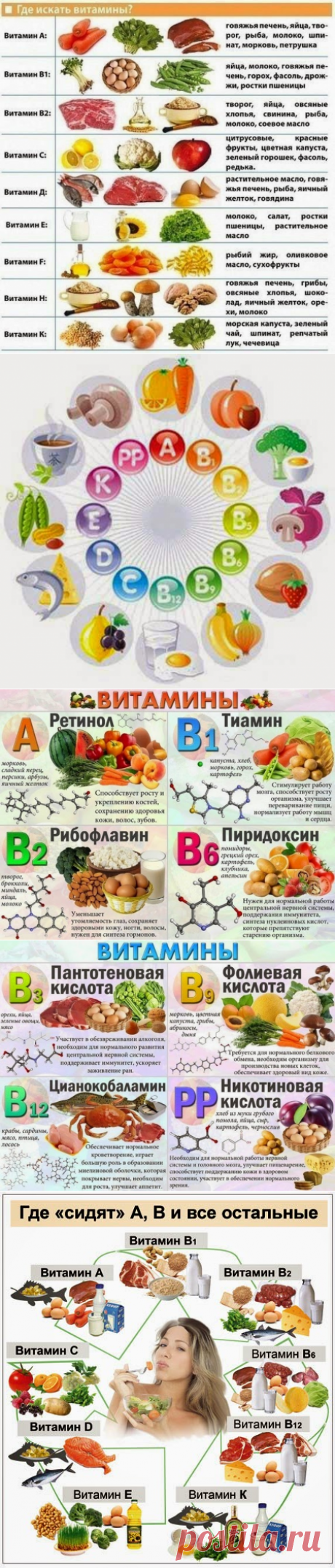 Роль витаминов для организма человека