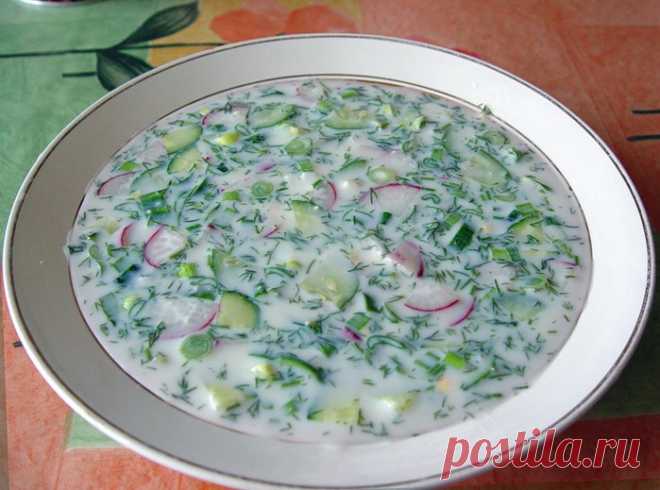 3 рецепта вкусной окрошки на кефире