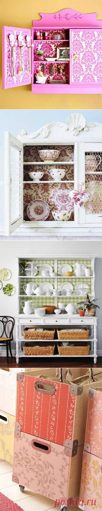 Обновляем старую мебель обоями - ярмарки и дизайн-мареты 4 сезона в Москве и Санкт-Петербурге