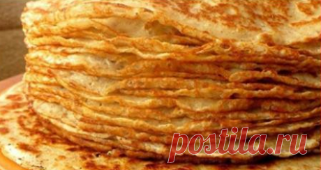 Тонкие творожные блинчики