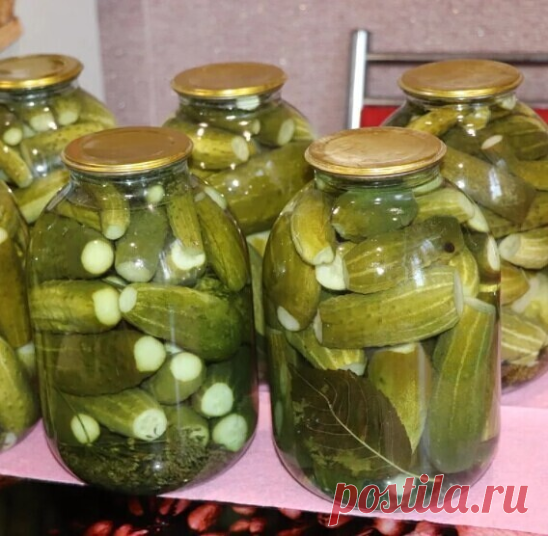 Как я консервирую огурцы, которые никогда не взрываются!