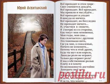 Юрий Левитанский. Всё проходит в этом мире...