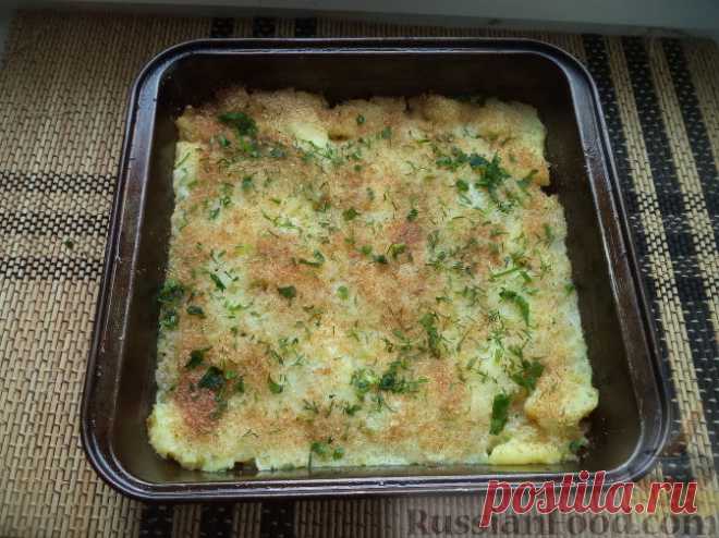 Рецепт: Запеканка из картофеля и капусты на RussianFood.com