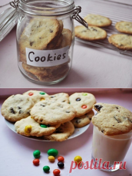 Как приготовить american cookies (американское печенье) - рецепт, ингридиенты и фотографии