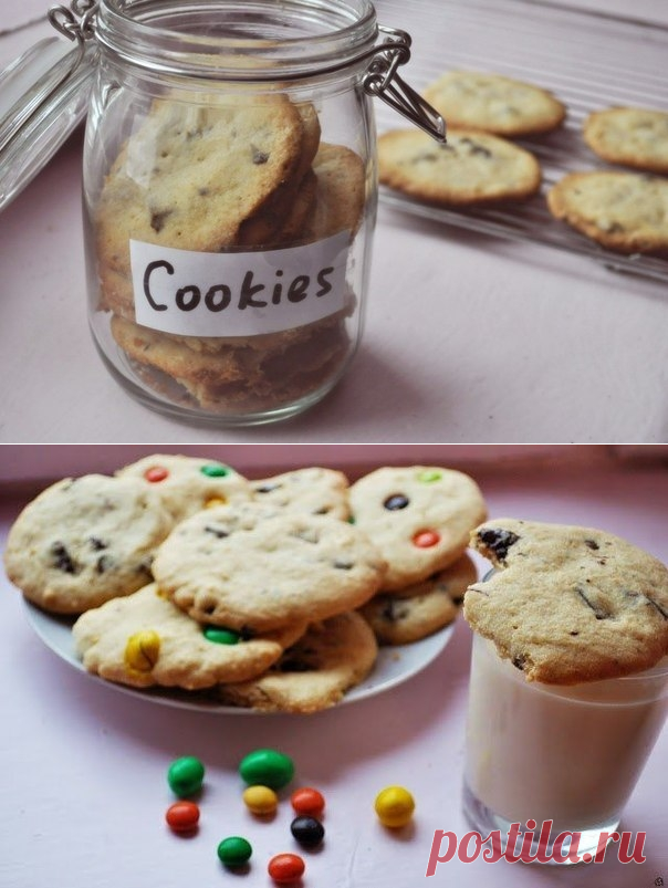 Как приготовить american cookies (американское печенье) - рецепт, ингридиенты и фотографии