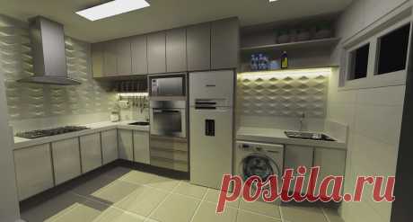 Публикация Manu Mesquita в Instagram • Дек 12 2016 в 7:54 UTC 70 отметок «Нравится», 6 комментариев — Manu Mesquita (@manumesquita_arquitetura) в Instagram: «Cozinha e área de serviço | Clean, compacta e funcional. #arqpb #arquiteturaparaibana…»