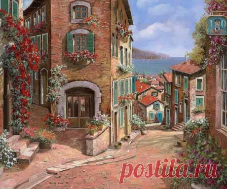Художник Guido Borelli. Там ждёт тебя твой старый дом - Искусство - медиаплатформа МирТесен