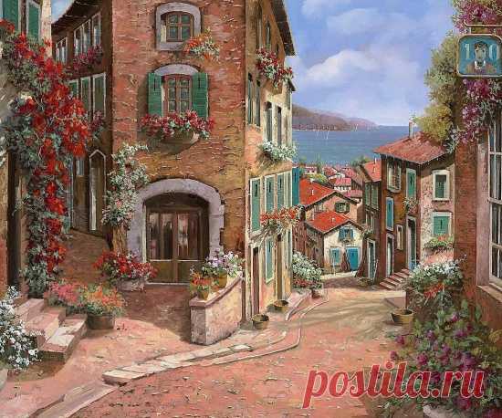 Художник Guido Borelli. Там ждёт тебя твой старый дом - Искусство - медиаплатформа МирТесен