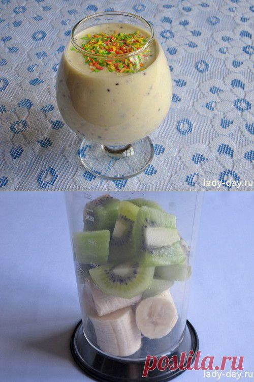 Молочный коктейль с бананом | Простые рецепты с фото