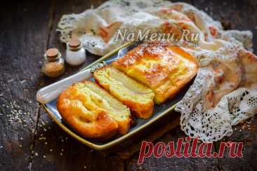 Заливной пирог на кефире с яблоками - рецепт с фото пошагово, в духовке