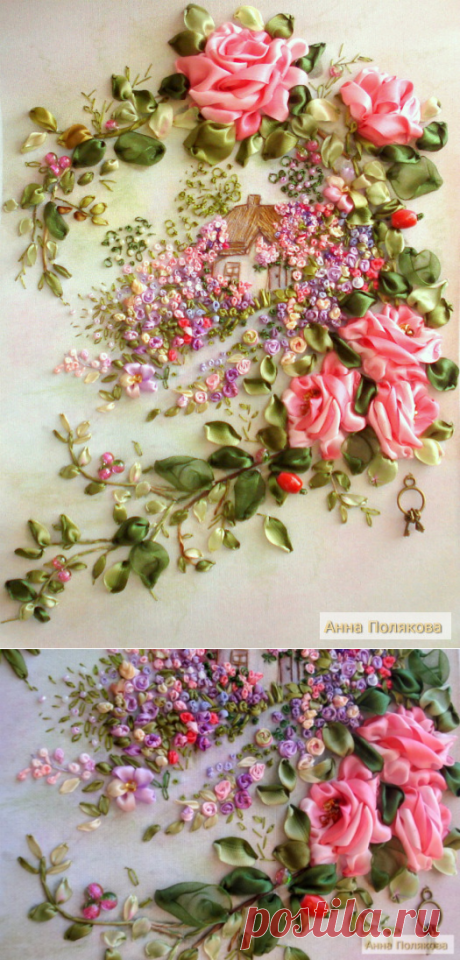 Домик среди роз.