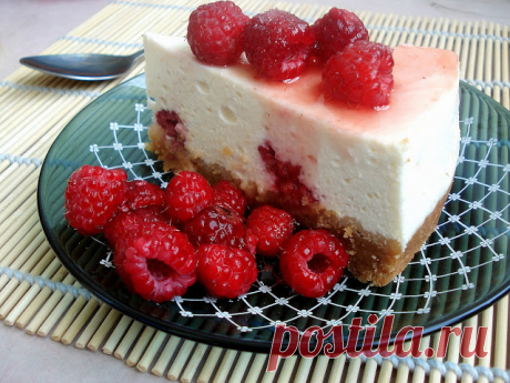Vois ces trésors, et ces merveilles..: Чизкейк с малиной "Лёгкий" / Light Raspberry Cheesecake