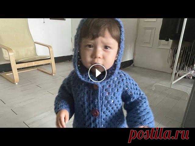 #вязание #вязаниекрючком #кардиган #капюшон #шестиугольник Связала внучке кардиган из шестиугольников крючком. Понравилась эта схема. Быстро, уютно, п...