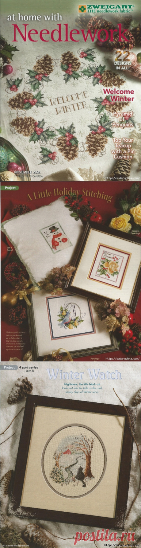 &quot;At Home with Needlework &quot;.Журнал по вышивке.