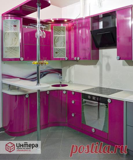 Купить кухню ПУРПУРА на заказ, лучшая цена | Интера кухни