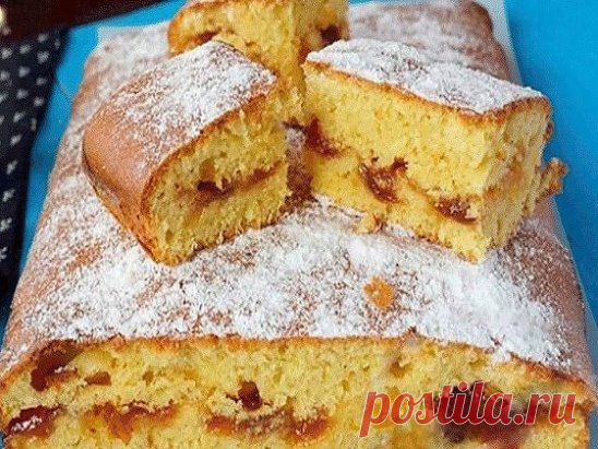 ПИРОГ С ВАРЕНЬЕМ НА СКОРУЮ РУКУ. 
Пирог на скорую руку по рецепту от 