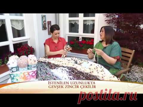 Alize Superlana Maxi Flower ile Dekoratif Perde Yapımı-Making Decorative Curtain