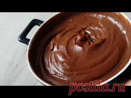 Шоколадный заварной крем Вкусный и Нежный очень простой рецепт