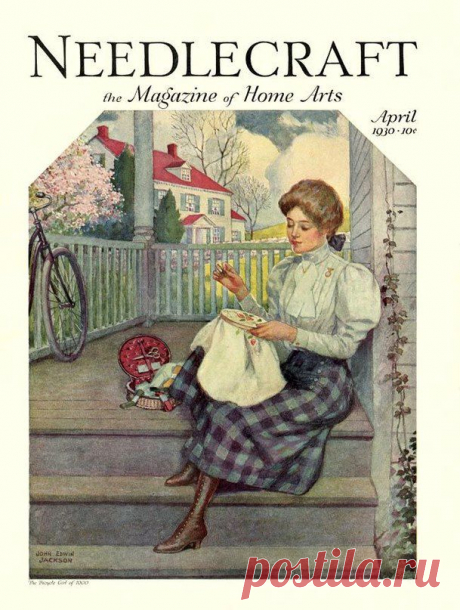 Обложки журнала &quot;Рукоделие&quot; (Needlecraft) 1930-х годов.