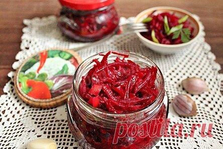 Салат `Империя солнца` на зиму из свеклы