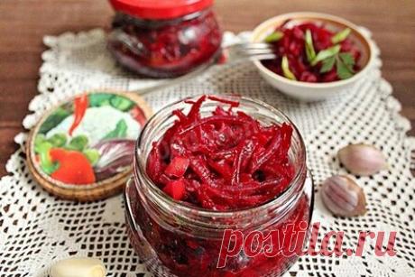 Салат `Империя солнца` на зиму из свеклы