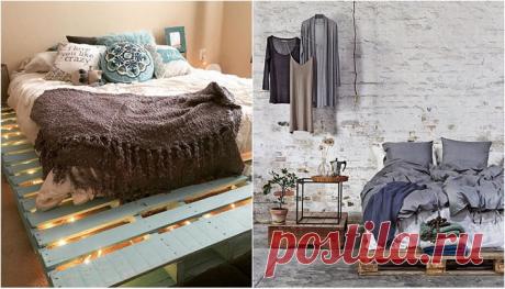 33 прекрасные идеи для создания кроватей из паллет, которые очаруют с первого взгляда