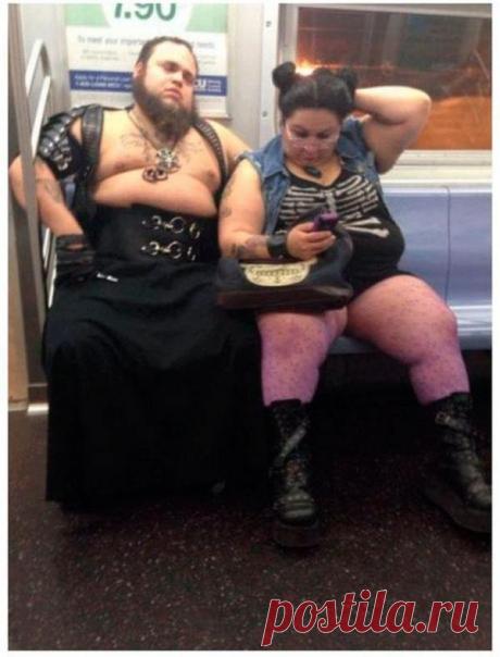 Модники из российского метрополитена