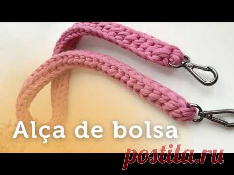 Alça de crochê para bolsa | por Ju quem fez