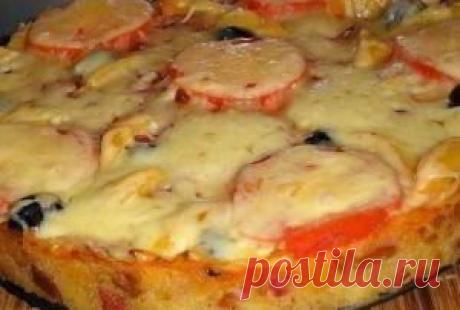 Русская суперпицца-бутерброд