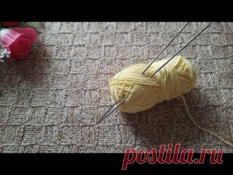 Двухсторонний узор Волны. Очень легко и просто.