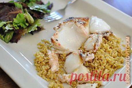 Рецепт: Морского окуня с ароматным соусом - Фото-рецепты - Готовить легко!