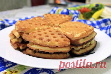 Мягкие вафли в вафельнице на газу рецепт с фото пошагово и видео - 1000.menu