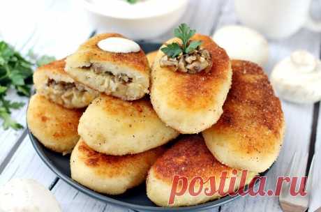 Зразы с грибами: вкуснейший рецепт (без яиц) и маленькие хитрости | В саду у Валентинки | Дзен