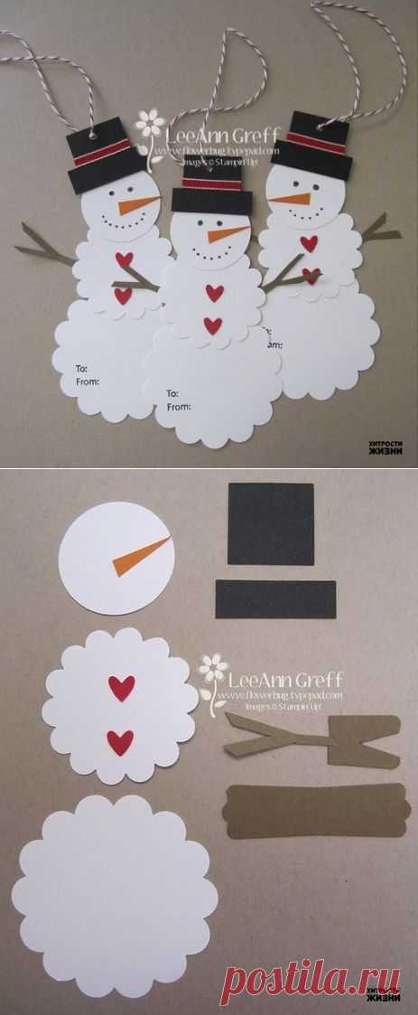 Готовимся к Новому году. Снеговик из бумаги. Фото- мастер-класс. | Современная деловая женщина и ее мир.