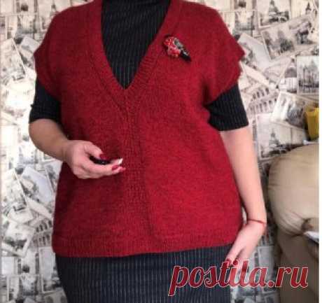 Ручки вяжут и шьют | Вязание и рукоделие Жилет