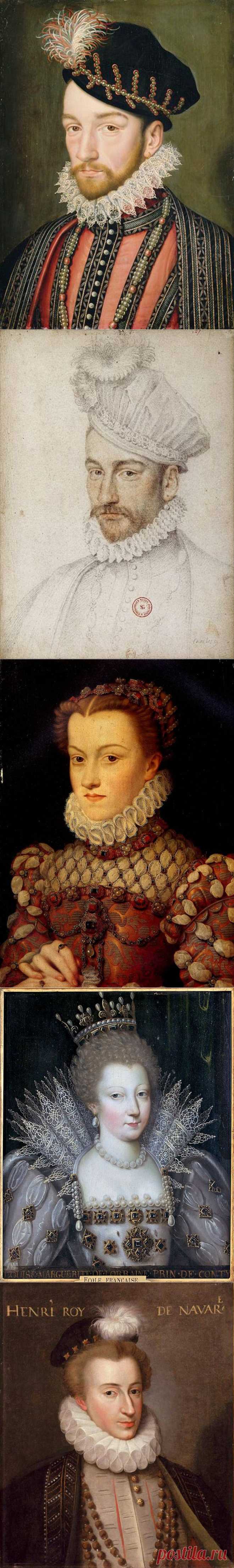 Монархи Франции. Портреты.