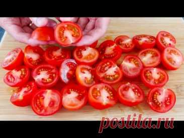Вкусная закуска из помидоров. Проверенный рецепт Ингредиенты:500 г. - небольшие помидоры1/2 шт. - красный репчатый лукУкропПетрушка1/2 ч. л. - сушеный базилик1/4 шт. - острый красный перец2 зубчика чеснока1/2 ч. л. - соль1/2 ч. л. - сахар1/4 ч. л. - черный перец1/2 ч. л. - хмели-сунели1 ст. л. - столовый уксус 9%3 ст. л. - растительное...