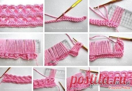 Школа вязания (крючок). Занятие 14. Попкорн. Брумстик. - Помощь в вязании - Страна Мам