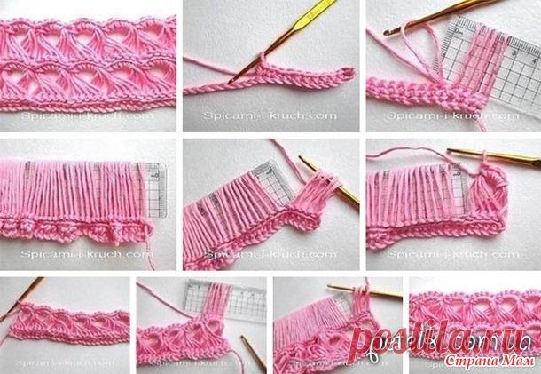 Школа вязания (крючок). Занятие 14. Попкорн. Брумстик. - Помощь в вязании - Страна Мам