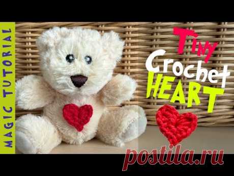 ❤️ Is this HEART truly alive? YES! Tiny crochet heart tutorial.