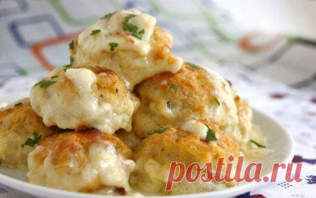 Эти шарики из куриного мяса такие нежные, что прямо тают во рту