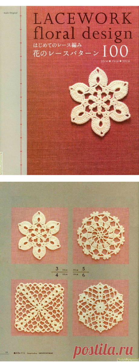 Asahi Original. Lacework Floral design 100