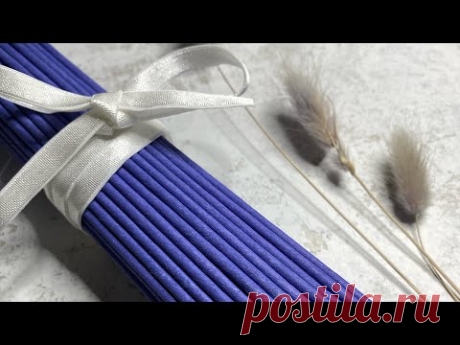 Окрашивание бумажных трубочек на основе эмали с колером