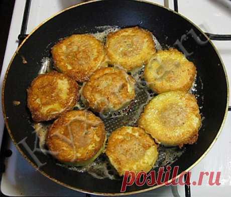 Кабачки с мясом в кляре