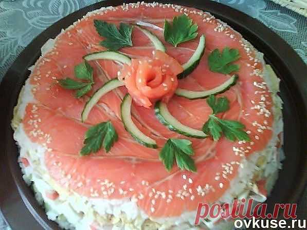САЛАТ "НЕЖНАЯ РОЗОЧКА" - Простые рецепты Овкусе.ру