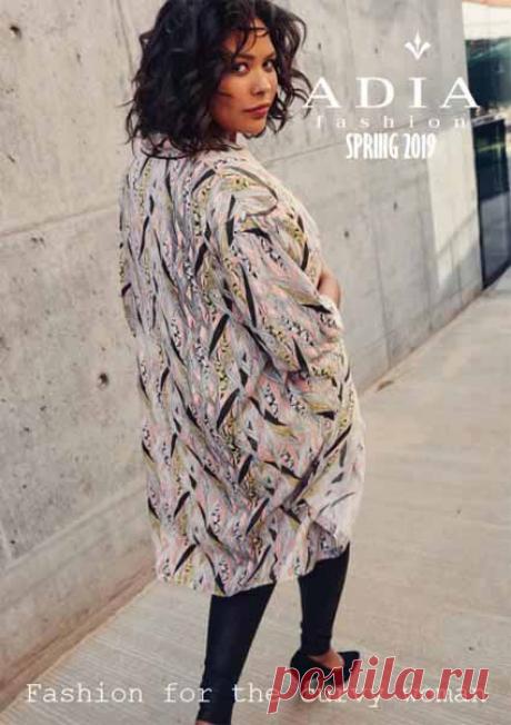 Каталог одежды для полных женщин датского бренда ADIA весна 2019