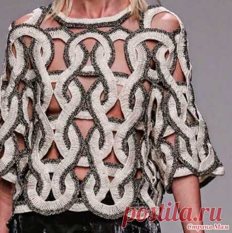 . Стильно! Можно и крючком сотворить такую красоту! - Все в ажуре... (вязание крючком) - Страна Мам