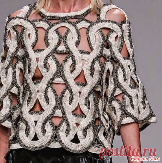 . Стильно! Можно и крючком сотворить такую красоту! - Все в ажуре... (вязание крючком) - Страна Мам