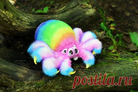 Дракон аксолотль. Игрушка на каркасе.