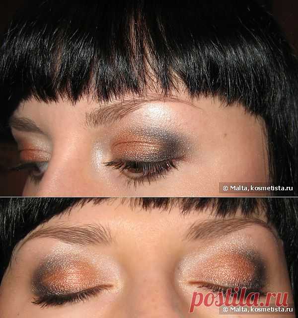 Мой вариант использования палетки Shiseido Luminizing Satin Eye Color Trio OR302 Fire отзывы и рейтинг — Отзывы о косметике — Косметиста